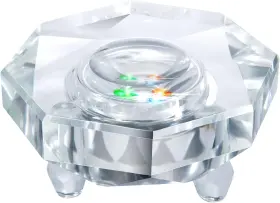 Philosophers Arts And Crafts 705353360015 Ifolaina Crystal Led Light Base Sphere Holder For 3d Glass Ball Display Lighted