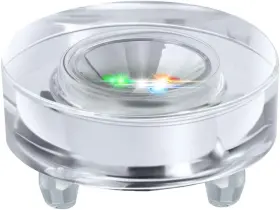 Zb088-m Philosophers Arts And Crafts Crystal Led Light Base For 3d Display Lighted Up Pedestal Glass Art
