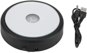 Phosok 313089783758 Led Multimodal Multicolor Light Base Balcklighted Stand For Crystal Art Display