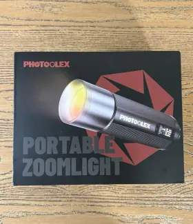 Photoolex X004dmeup3 Portable Zoom Light / Photography Spotlight Kit Case - Free Shipping