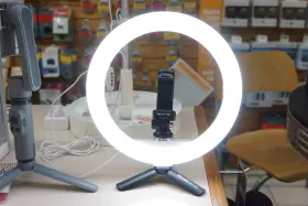 Ph81470 Phottix Nuada Ring Folding Led Light Go Kit With Stand Phone Clip New