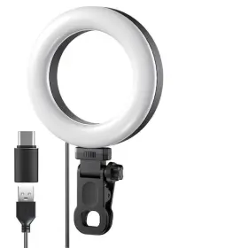 Phyfalip 763475459499 Video Conference Lighting Kit Ring Light For Monitor Clip On Remote