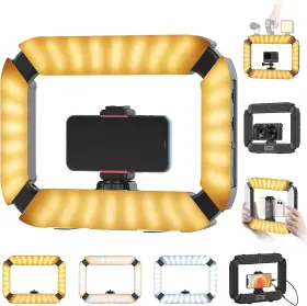 U200 Pictron 313101737783 Smartphone Video Rig Handheld Led Ring Light Selfie Phone Vid