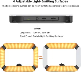 U200 Pictron 695641046120 Smartphone Video Rig Handheld Led Ring Light Selfie Phone For #2