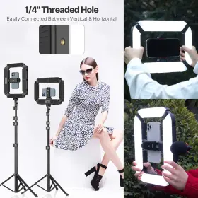 U200 Pictron 695641046120 Smartphone Video Rig Handheld Led Ring Light Selfie Phone For #3