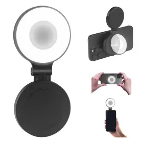 Mcsl0abk Pioenimage Magnetic Selfie Light For Iphone Portable Ring Fo