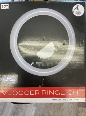 Pixel 689792234260 Savage Luminous 17 Inch Vlogger Ringlight - Blendable 2700k 5700k