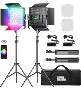 K80-rgb Pixel K80 Photography Lighting With App Control 2600k-10000k Cri 97 Rgb Led