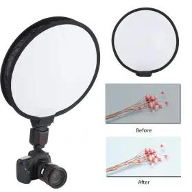 Pomya 791655831131 Portable Round Softbox 40cm Foldable Round-shape Diffuser For Camera #3