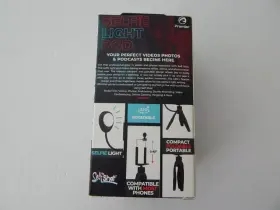 Pself01bk Premier Universal Selfie Light Pod Desktop Smartphone Tripod With Led #3
