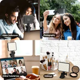 Prinomor 618202436888 Selfie Light For With 3 Modes/3 Brightness Level 3000-6500k #3