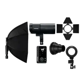 Aprof901193k1 Profoto B10x Plus Off-camera Flash With Clic Softobox Octa Accessory Bundle