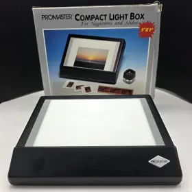 3229 Promaster Compact Light Box For Negatives And Slides #3229 5x7 6aa Works Great