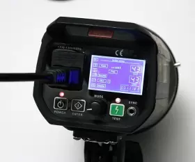 Pl400 Promaster Advanced Lcd Control Studio Light With Tube Power Cord Cover #2