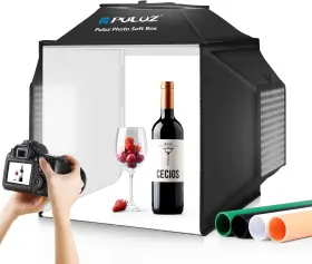 542bpu Puluz Portable Upgrade Photo Studio Light Box 480pcs Leds 16 X Inch - Nob