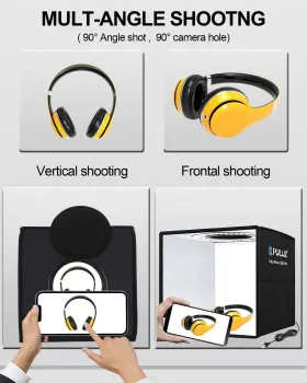 Puluz 718202182591 Mini Photo Studio Light Box Shooting Tent Kit Portable Folding Photog #2