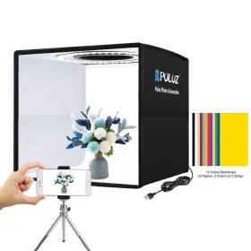 Puluz 718202182591 Mini Photo Studio Light Box Shooting Tent Kit Portable Folding Photog