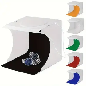 Puluz 745408626857 9 Inch Photo Studio Light Box Ring Led Portable Shooting Tent Kit