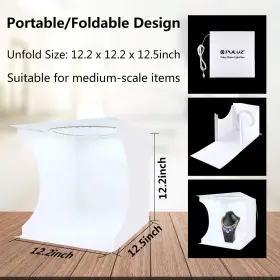 Puluz 778112063069 30cm Ring Light Photo Studio Box Adjustable Portable Photography Shoot #2