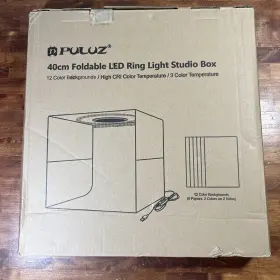 Du-5032 Puluz 16 Inch Led Photo Studio Light Box Portable Folding Photography Shooting Tent