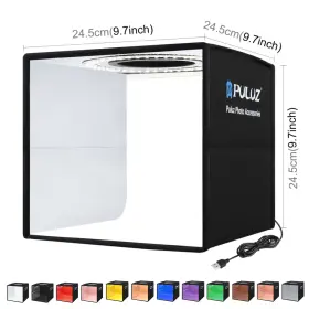 Iqa4906904260906lu Puluz Folding Soft Lightbox Led Photo Studio Photography Shooting Tent Kit C3k1