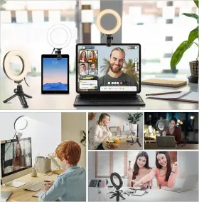 Pu378 Puluz 6.2 Inch Dimmable Usb Led Ring Live Fill Light #2