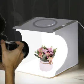 Pu5023 Puluz 20cm Ring Led Panel Folding Portable Photo Lighting Studio Shooting Tent Box Kit #2