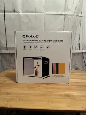 Pu5025b Puluz 25 Cm Foldable Led Ring Light Box
