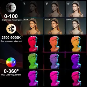 Sau4974805209481dl Puluz 11.8 Inch Rgb Full Color Photography Light Stick Holdable Magnetic Led #2