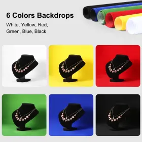 Zkn0310805427275rr Puluz Photography Light Box Tent 3000k-6500k Dimmable 6pcs Color Backdrops I9m3 #3