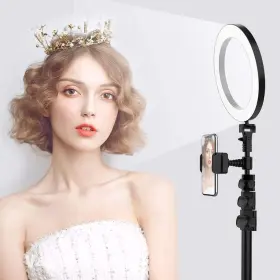 Qiaya 972151161371 9 Inch Dimmable Led Ring Light With Phone Holder And 50ftft Extendable Tripod S #3