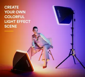 Raleno 810112232462 Softbox Lighting Kit 16ftftx16ftft Led Video With Various #2