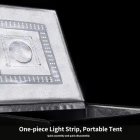 Pkl-d440 Raleno 16ftft X 12ftft 24w High Power Photo Studio Light Box With Adapter Portable #3