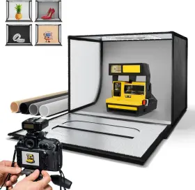 Pkl-d440 Raleno 16ftft X 12ftft 24w High Power Photo Studio Light Box With Adapter Portable