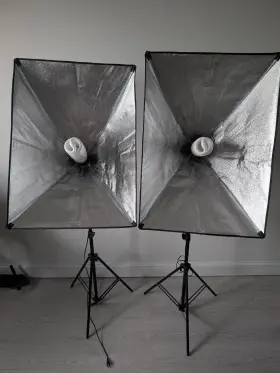 Ps40 Raleno 20 Inch X28 Softbox Photography Lighting Kit Used Just 2 Times