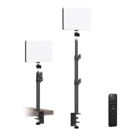 3200k-55 Raubay 781159508806 20w 2-pack Led Video Panel Light With Desk Mount Stand Kit