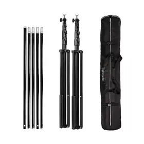 Ravelli 033172303600 Absl Photo Video Backdrop Stand Kit 13ft Tall X 15ft Wide With Dual Air