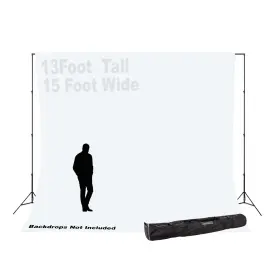 Ravelli 889911090634 Absl Heavy Duty Photo Video Backdrop Stand Extra Large At 13ft Tall And 15ft Wi