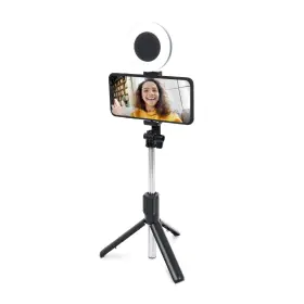 Rlms6bk Realm Selfie Stick Ring Light With Tripod Stand And Universal Phone Holder Led