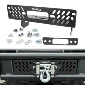 Lk-wmp05-pp Rearace Winch Mount Bracket Plate Kit Fit For Polaris Ranger Midsize 400 500