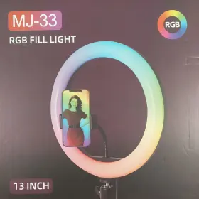 Rl10rgb Rgb 13 Inch Ring Light Color Kit Portable Tiktok Makeup Selfie Live Zoom Calls New