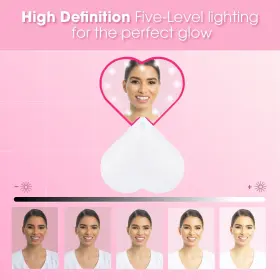 Riki Loves 810020197570 Sweetheart Clip-on Led Makeup Mirror And Selfie Light Rechargeable With #2