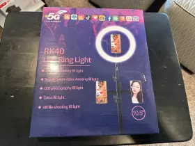 Rk40 Rk 40 Led Ring Light 5g Live Stream With Tripod Stand Selfie Phone Holder Tik Tok