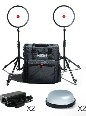 Rl-aeos2-master Rotolight Aeos 2 Masters Kit A Portable Light Rgbww Color Led Bundle #2