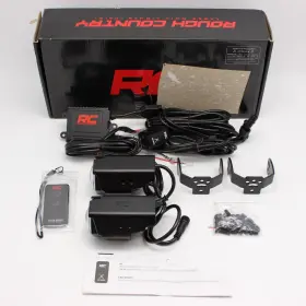78870 Rough Country 840269937323 Laser Whip Led Multi Function Light Kit With Remote