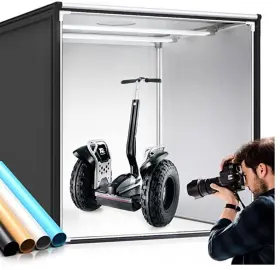 M80ii Samtian Led Photo Studio Light Box 39 Inch X39 Dimmable 0-100% Soft