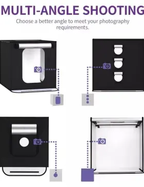 Sat046us Samtian Photo Light Box 8 Pcs Backdrops 24 Inch /60cm Professional Studio ..w #2