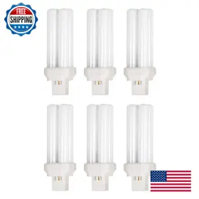 B09nzv1g9y Satco S6022/06 T5 Quad Tube 2-pin Compact Fluorescent Light Bulb For Magnetic