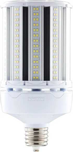 S49396 Satco Corncob Led Hid Light Bulb Ex39 Mogul Extended Base 100w 5000k