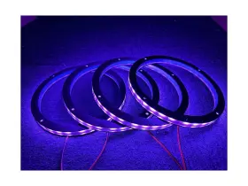 Sdo-4pc-8-rgb Sdo Sando Tech 4pcs 8ftft Rgb Changing Led Speaker Ring Light Flashing Multiple Shi